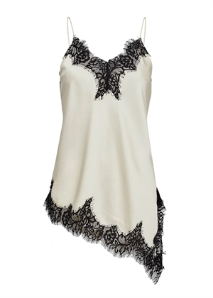 Naomi asym contast lingerie top Pearl Haute L'AMITÌE 